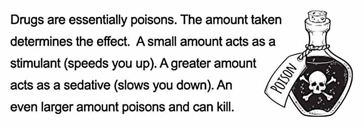 Drugs are essentially poison